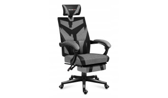 FOTEL GAMINGOWY obrotowy komputerowy biurowy PODNÓŻEK Krzesło dla Gracza