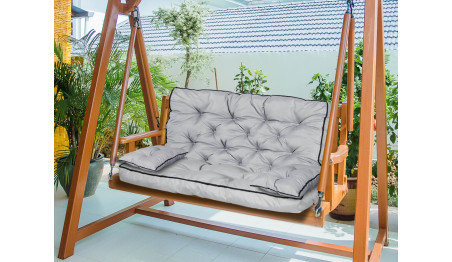 Zestaw ogrodowy wysoki bok z lamówką 100x60x50 cm szary