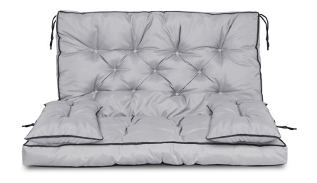 Zestaw ogrodowy wysoki bok z lamówką 100x60x50 cm szary