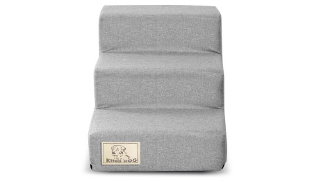 Schody 3 stopniowe rozbieralne, antyslip 45x30x30 cm len szary