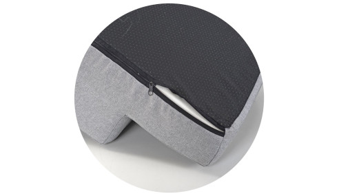 Schody 4 stopniowe rozbieralne, antyslip 60x40x30 cm len szary