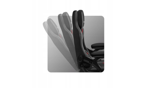 FOTEL GAMINGOWY OBROTOWY KOMPUTEROWY KRZESŁO DLA GRCZA CARBON HUZARO