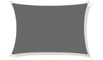 Żagiel przeciwsłoneczny wodoodporny ortalion 3x2m szary 2