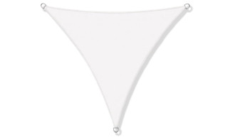 Żagiel przeciwsłoneczny wodoodporny ortalion 3x3x3m biały 2