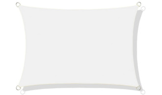Żagiel przeciwsłoneczny wodoodporny ortalion 3x2m biały 2