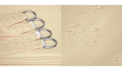 Żagiel przeciwsłoneczny wodoodporny codura 3x3x3m beżowy