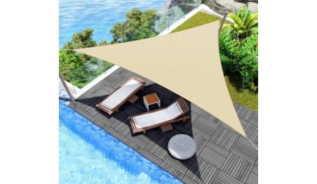 Żagiel przeciwsłoneczny wodoodporny codura 3x3x3m beżowy