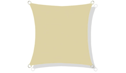 Żagiel przeciwsłoneczny wodoodporny codura 3x3 m beżowy