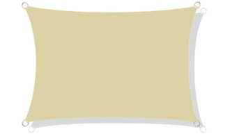 Żagiel przeciwsłoneczny wodoodporny codura 3x5 m beżowy 2