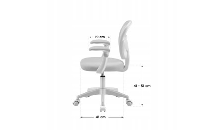 FOTEL BIUROWY OBROTOWY DZIECIĘCY KRZESŁO BIURKOWE DLA DZIECKA