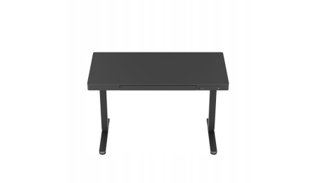 ELEKTRYCZNE BIURKO GAMINGOWE ERGONOMICZNE STOLIK GRACZA REGULACJA CZARNE