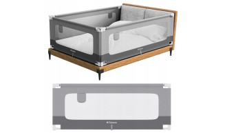 Barierka Zabezpieczająca Ochronna Bramka do łóżka 180x70 cm TULANO