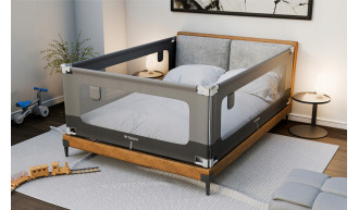 Barierka Zabezpieczająca Ochronna Bramka do łóżka 180x70 cm TULANO 2