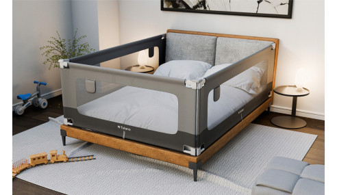 Barierka Zabezpieczająca Ochronna Bramka do łóżka 180x70 cm TULANO