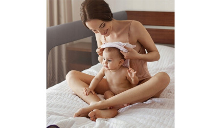 Barierka Zabezpieczająca Ochronna Bramka do łóżka 140x70 cm TULANO