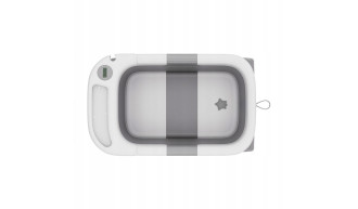 SKŁADANA WANIENKA DZIECIĘCA MISKA DO KĄPIELI DZIECI NIEMOWLĄT Z TERMOMETREM 2