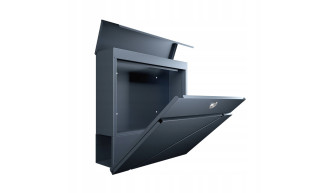 Skrzynka Pocztowa na listy gazety pocztę Wrzutnia z Gazetnikiem +Kluczyki 2