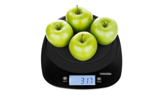 Waga kuchenna z misą 1,4L LCD Precyzyjna 5kg/1g Czarna Mesko