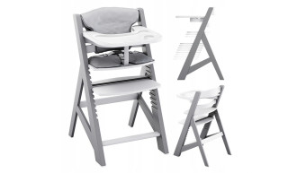 KRZESEŁKO DO KARMIENIA 4w1 FOTELIK DLA DZIECI KRZESŁO Z PODNÓŻKIEM TACKA