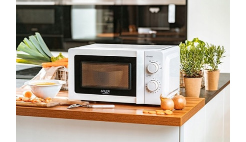 Kuchenka Mikrofalowa 20L 700W Programator 5 Poziomów Mocy Adler
