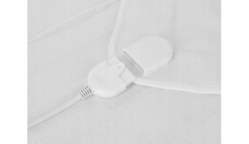 Elektryczny Koc Podkładowy 150x160cm Miękki Podgrzewany Mesko Biały