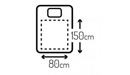 Elektryczny Koc Podkładowy 150x80cm Miękki Podgrzewany