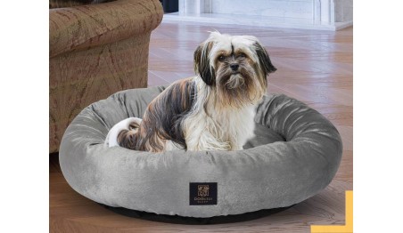 LEGOWISKO DLA PSA KOTA WELUROWE MIĘCIUTKIE POSŁANIE KOJEC PODUSZKA 65CM