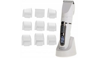 Strzyżarka do Włosów z Wyświetlaczem LCD i Stojakiem Ładującym