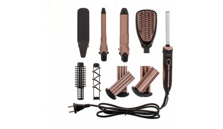 ZESTAW DO STYLIZACJI WŁOSÓW 5w1 Lokówka Prostownica Szczotko Suszarka Camry