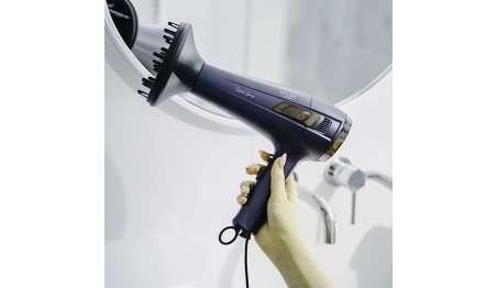 Suszarka ze zwijanym przewodem 2400W +Dyfuzor 2 Tryby Mocy Regulacja Temp