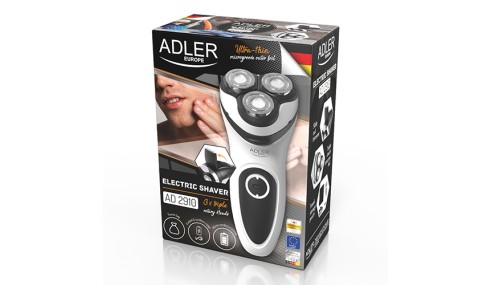 Golarka Elektryczna 3 Głowice Maszynka do golenia twarzy szyi Adler