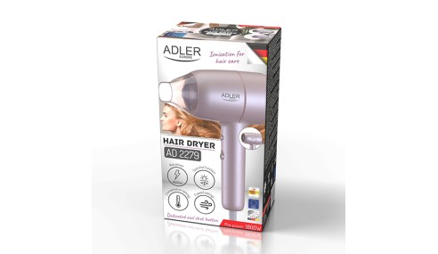 Suszarka do włosów 1800W Technologia Jonizacji +Koncentrator Adler