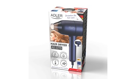 Suszarka do włosów 1800W Technologia Jonizacji +Koncentrator Adler
