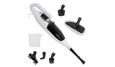 MOP PAROWY OBROTOWY CZYŚCIK ZESTAW AKCESORIÓW 2 TRYBY PRACY 3 MOCE ADLER