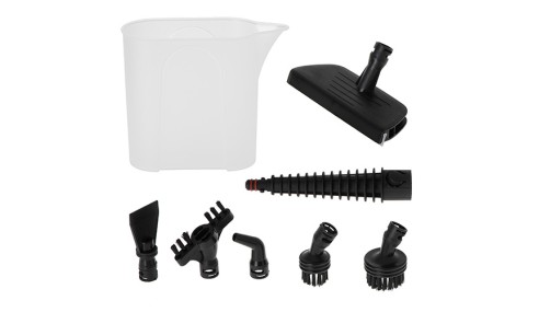 MOP PAROWY OBROTOWY CZYŚCIK ZESTAW AKCESORIÓW 2 TRYBY PRACY 3 MOCE ADLER