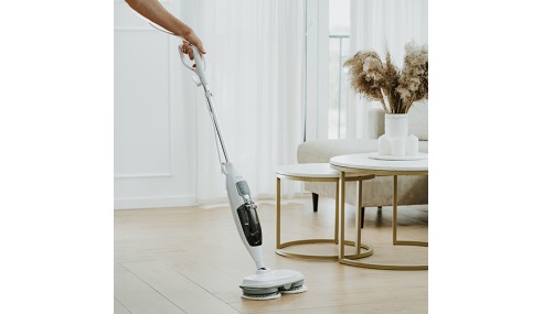 MOP PAROWY OBROTOWY CZYŚCIK ZESTAW AKCESORIÓW 2 TRYBY PRACY 3 MOCE ADLER