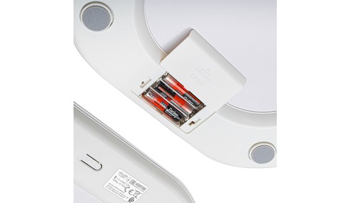 Waga Łazienkowa Do 180KG Wyświetlacz LED Szkło Hartowane + Baterie Adler