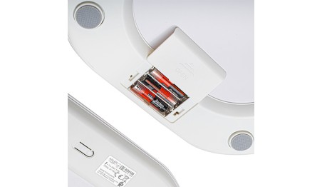 Waga Łazienkowa Do 180KG Wyświetlacz LED Szkło Hartowane + Baterie Adler