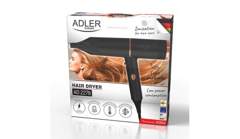 Suszarka do stylizacji włosów Jonizacja 1400W Lekka Poręczna + Koncentrator