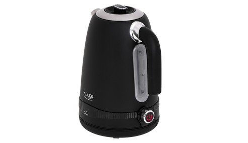 Czajnik Metalowy 1,7L z LCD Regulacja temperatury 2200W Adler