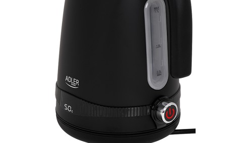 Czajnik Metalowy 1,7L z LCD Regulacja temperatury 2200W Adler