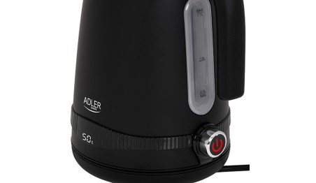 Czajnik Metalowy 1,7L z LCD Regulacja temperatury 2200W Adler