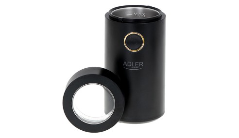 Elektryczny Młynek Do Mielenia Kawy Ziaren 150W Adler Czarny