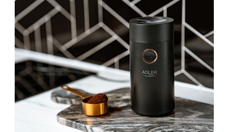 Elektryczny Młynek Do Mielenia Kawy Ziaren 150W Adler Czarny