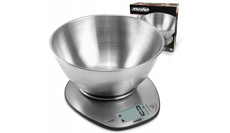 WAGA KUCHENNA Z MISĄ ELEKTRONICZNA INOX TAR 5kg/1g
