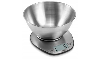 WAGA KUCHENNA Z MISĄ ELEKTRONICZNA INOX TAR 5kg/1g 2