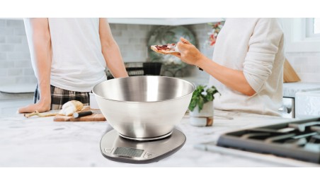 WAGA KUCHENNA Z MISĄ ELEKTRONICZNA INOX TAR 5kg/1g