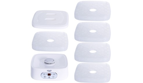 Dehydrator 550W Suszarka do Grzybów Ziół Owoców Żywności LCD 5 Tac Zestaw