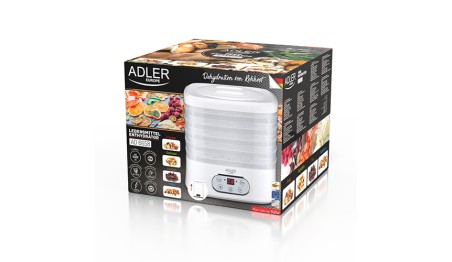 Dehydrator 550W Suszarka do Grzybów Ziół Owoców Żywności LCD 5 Tac Zestaw