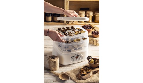 Dehydrator 550W Suszarka do Grzybów Ziół Owoców Żywności LCD 5 Tac Zestaw